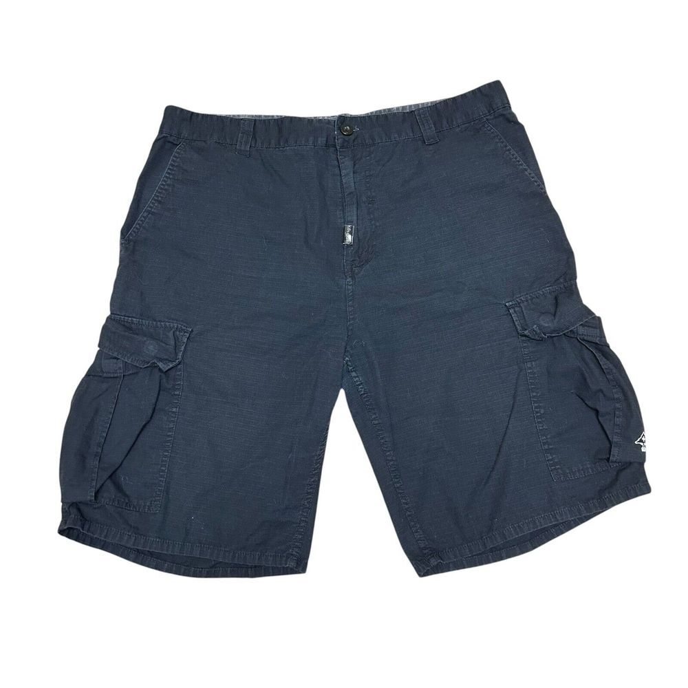 LRG Mens Shorts 40 Canvas‎ Cargo Short Classic C47 Fit Lifted  Black Y2K